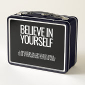 自信じ身で – Metal 感動的 Lunchbox メタルランチボックス (裏面)