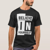 自信じ身で Tシャツ (正面)