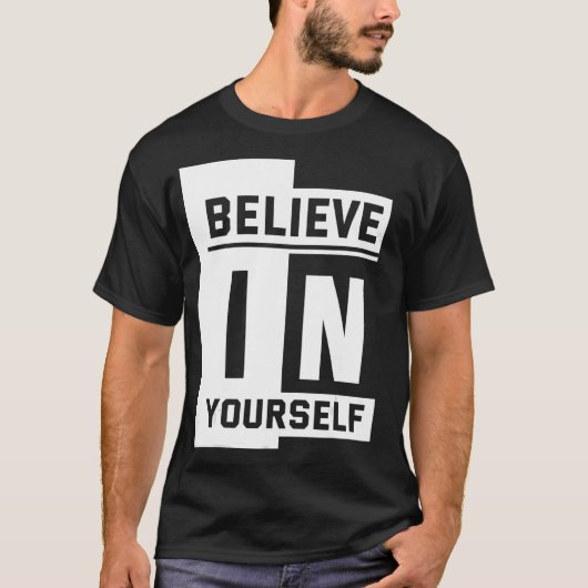 自信じ身で Tシャツ (正面)