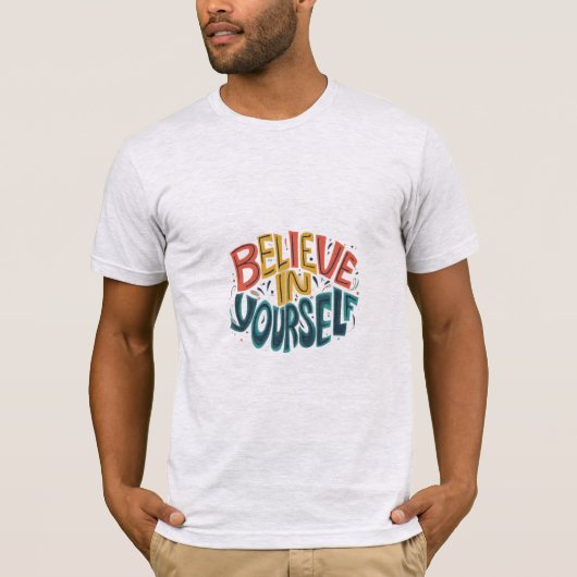 自信じ身で Tシャツ (正面)