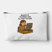 自信じ身に属し全て アクセサリーポーチ (裏面)