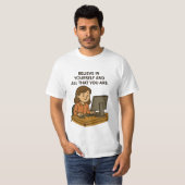 自信じ身に属し全て Tシャツ (正面フル)