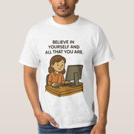 自信じ身に属し全て Tシャツ