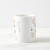 自信じ身に感動的て コーヒーマグカップ (中央)