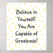 自信じ身に於いては偉くなる ポスター (正面)