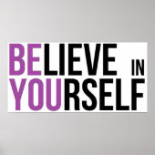 自信じ身に生きるやる気を起こさせる知恵 ポスター (正面)