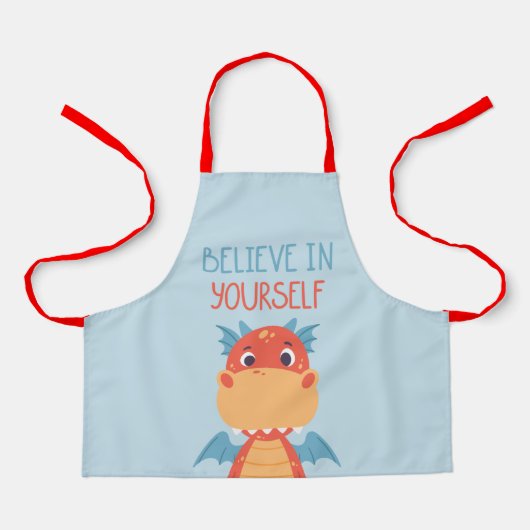 自信じ身のドラゴン エプロン (正面)