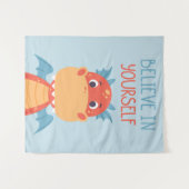 自信じ身のドラゴン タペストリー (正面(横))