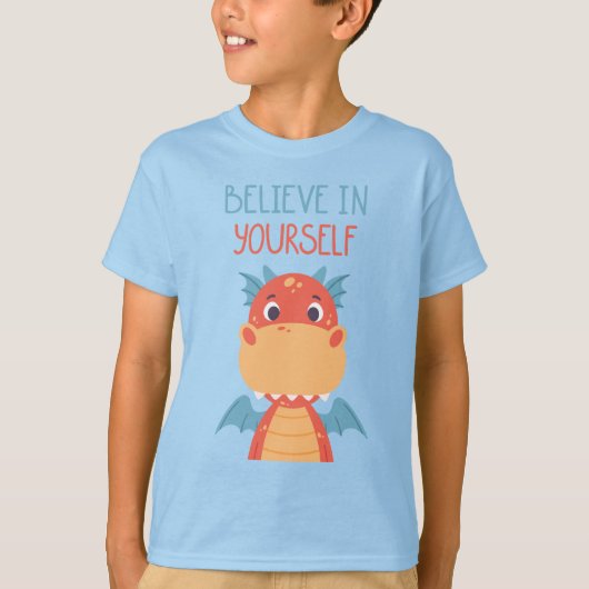 自信じ身のドラゴン Tシャツ (正面)