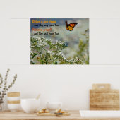 自信じ身のバタフライやる気を起こさせるポスター ポスター (キッチン)