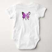 自信じ身のベビー ベビーボディスーツ (裏面)