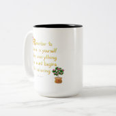 自信じ身のマグカップ ツートーンマグカップ (正面左)