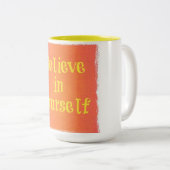 自信じ身のマグカップ ツートーンマグカップ (正面右)