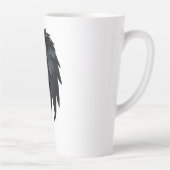 自信じ身のレタリング カフェラテマグ (右)