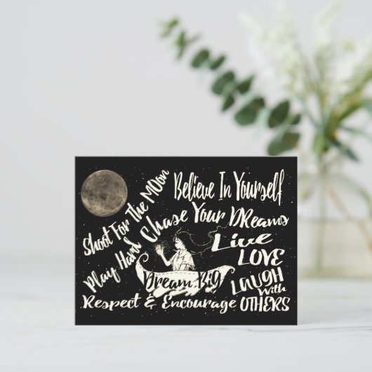 自信じ身の中で愛の尊敬を奨励する夢 ポストカード (スタンド正面)