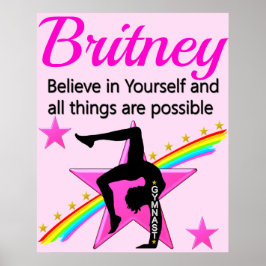 自信じ身の体操カスタムポスター ポスター