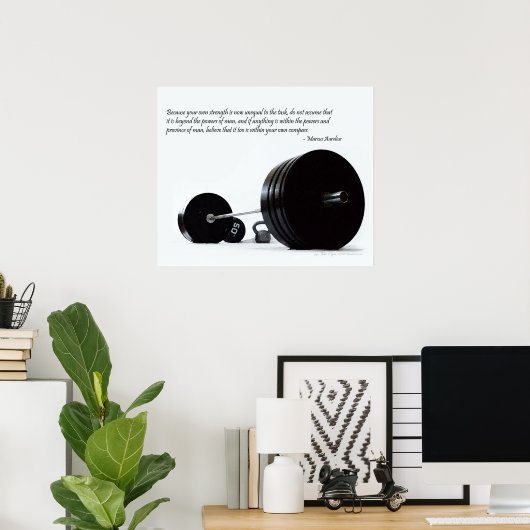 自信じ身の力で ポスター (ホームオフィス)