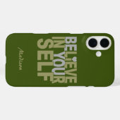 自信じ身の名前をカスタムするとカラーケース Case-Mate iPhoneケース (裏面 (横))