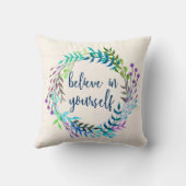 自信じ身の引用文 クッション (裏面)