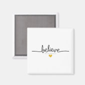 自信じ身の感動的引用文 マグネット (正面/裏面)