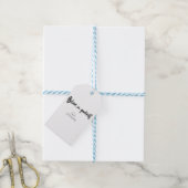 自信じ身の文字とイメージ ギフトタグ (より糸付き)