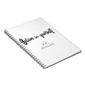 自信じ身の文字とイメージ ノートブック (右側)