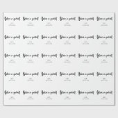 自信じ身の文字とイメージ ラッピングペーパー (フラット)