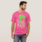 自信じ身の本おもしろいエイリアン Tシャツ (正面フル)