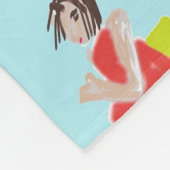 自信じ身の毛布 フリースブランケット (角)