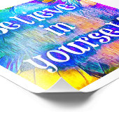 自信じ身の美術プリント フォトプリント            (角)