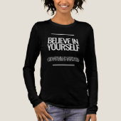 自信じ身の長袖Tシャツ トライブレンドＴシャツ (正面)