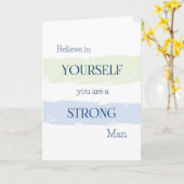 自信じ身は強い人だ カード (黄色い花)