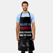 自信じ身ボディビルフィットネスやる気を起こさせる エプロン (着用した状態)