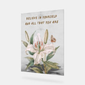 自信じ身 アクリルサイン (傾斜)