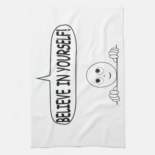 自信じ身 キッチンタオル (縦)