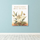 自信じ身 キャンバスプリント (インサイチュ (ウッドフロア))