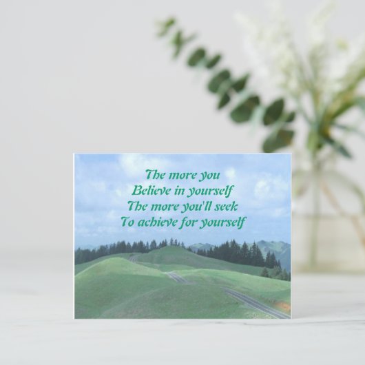 自信じ身 ポストカード (スタンド正面)