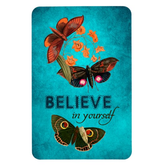 自信じ身 マグネット (縦)