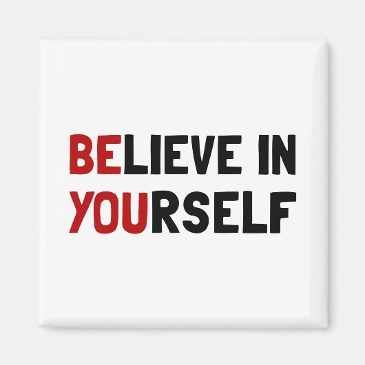 自信じ身 マグネット (正面)