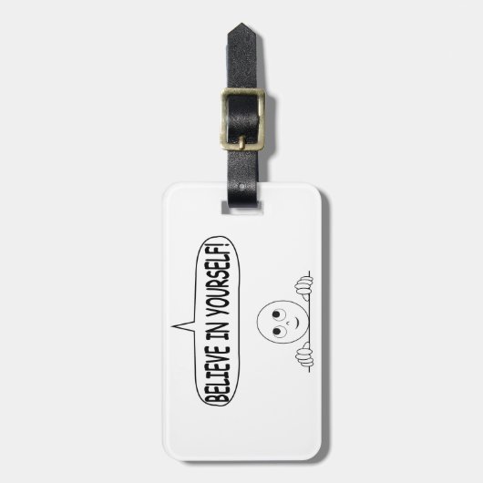 自信じ身 ラゲッジタグ (正面縦)
