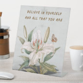 自信じ身 台座サイン (インサイチュ)