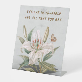 自信じ身 台座サイン