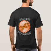 自信じ身 Tシャツ (裏面)