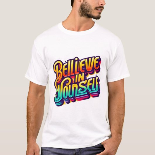 自信じ身 Tシャツ (正面)