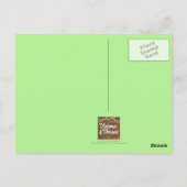 自信たっぷりに虹の卒業はがきに行く ポストカード (裏面)