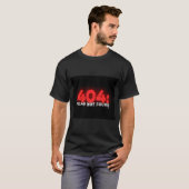 自信で動くエラーコード Tシャツ (正面フル)