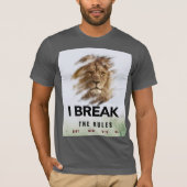 自信とはっきりしたタイポグラフィTシャツ Tシャツ (正面)