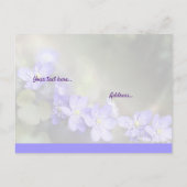 自信と神ポストカードへの信頼 ポストカード (裏面)