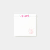 自信と美しいいつの日か調整 ポストイット (正面)