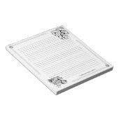 自信に満ちたチーターの子 ノートパッド (アングル)